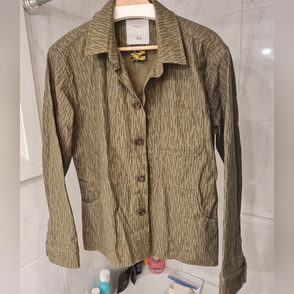 PERCIVAL limited edition raindrop Camo jacket